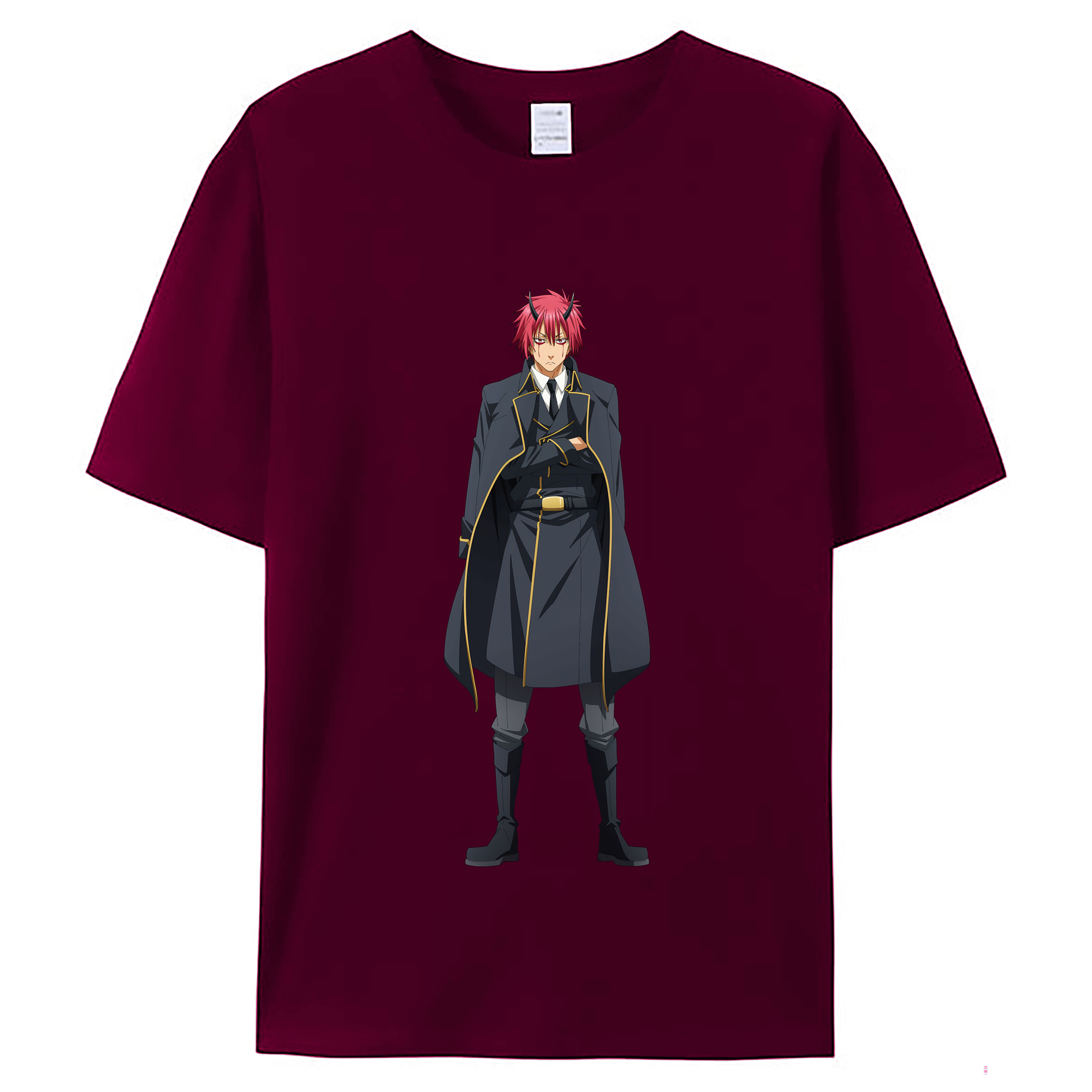 （画像用） 転スラ Regarding Reincarnated to Slime レディースカジュアルプリントTシャツ（綿100％）